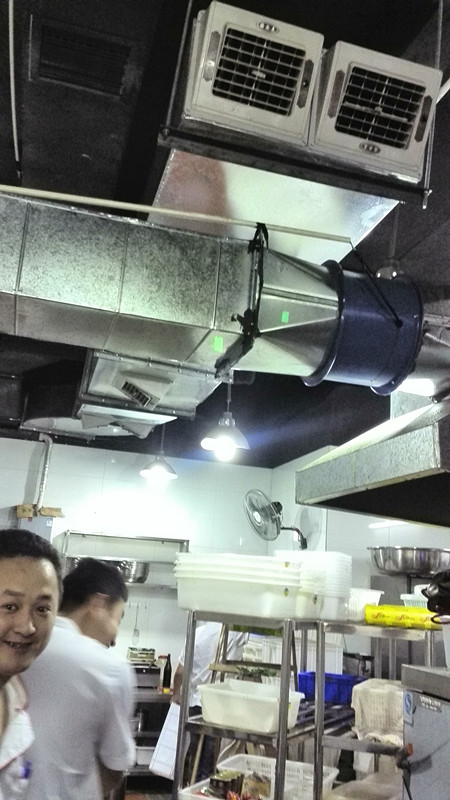 重庆厨房降温冷风机安装